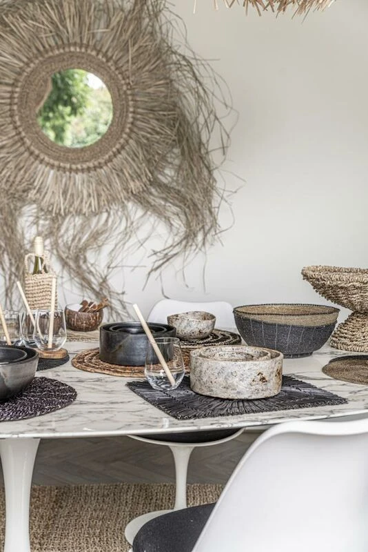 Bazar Bizar Alang Alang Tabletti Suorakulma 40x30 Cm Musta - Image 3