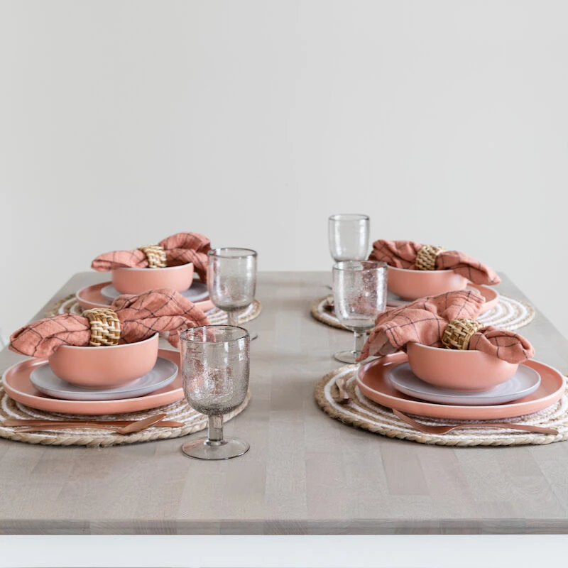 Affari Elsa Lautasliina Ruudullinen 40x40 Cm Beige/musta - Image 2