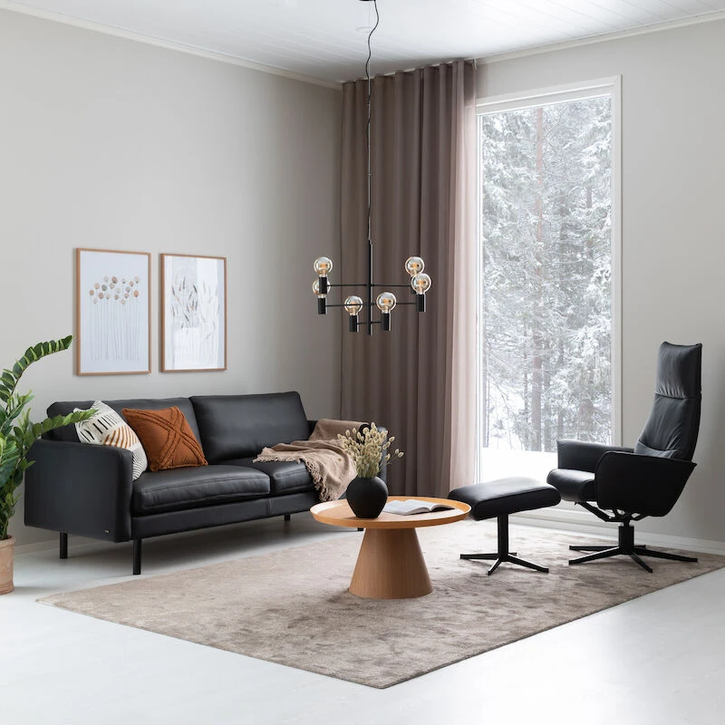 Svanefors Rimy Verhot 2x140x300 Cm Harmaa - Image 3