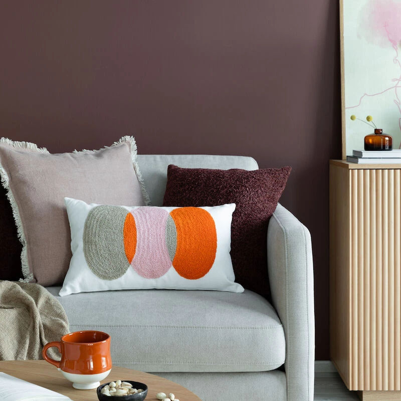 Veke Kupla Koristetyyny 30x50 Cm Valkoinen/ruskea/vaaleansininen - Image 4