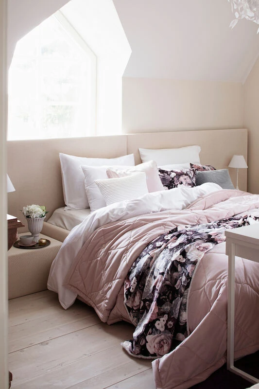 Lennol Manuel Päiväpeitto, Vaalea Roosa, 270x280 Cm - Image 2