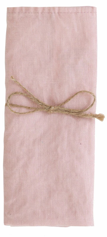 Veke Linnea Pellava Lautasliina 2 Kpl Setti Vaalea Rosa - Image 4