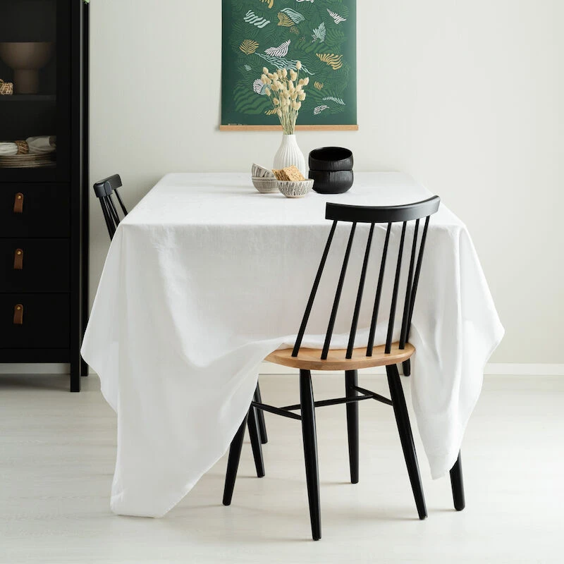 Veke Linnea Pellava Pöytäliina 140x250 Cm Valkoinen - Image 5