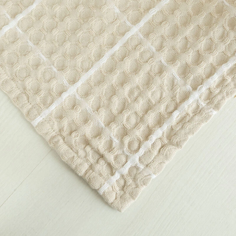 Veke Linni Käsipyyhe 50x70 Cm Hiekka/valkoinen - Image 2