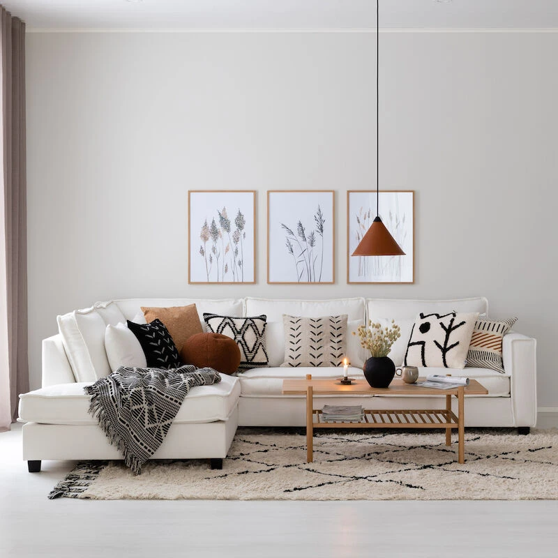 Veke Viive Koristetyyny 50x50 Cm Luonnonväri/musta - Image 2