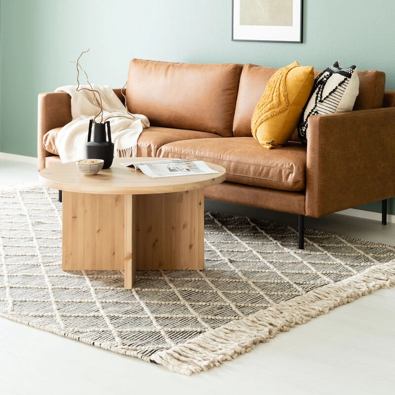 Veke Viive Koristetyyny 50x50 Cm Luonnonväri/musta - Image 4