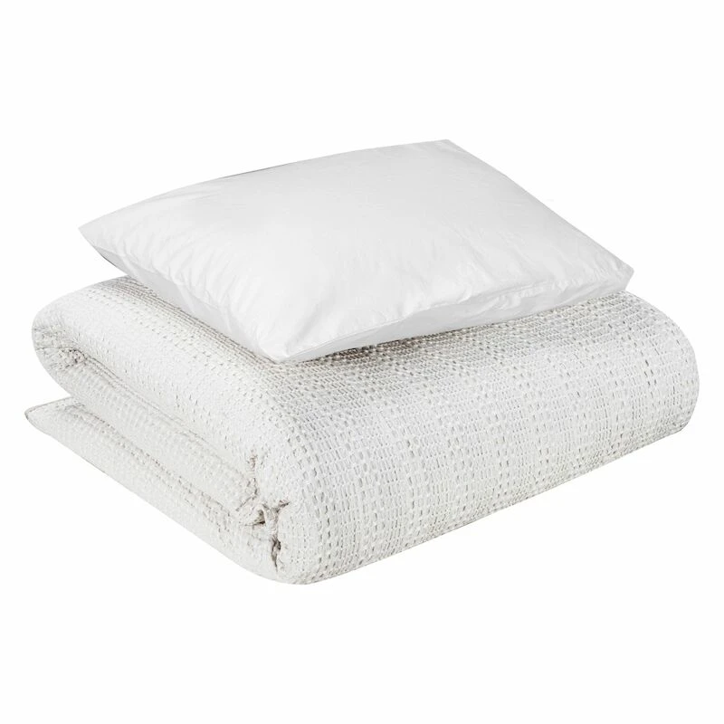 Luhta Polkka Pussilakanasetti 150x210cm Valkoinen