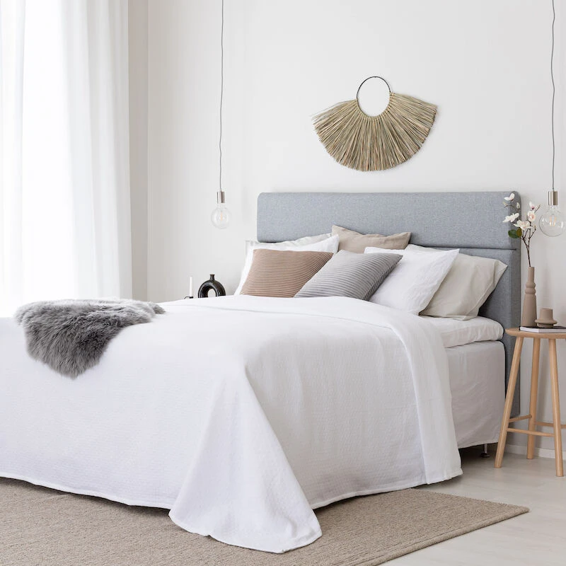 Veke Lumikko Päiväpeitto 150x260 Cm Valkoinen - Image 5