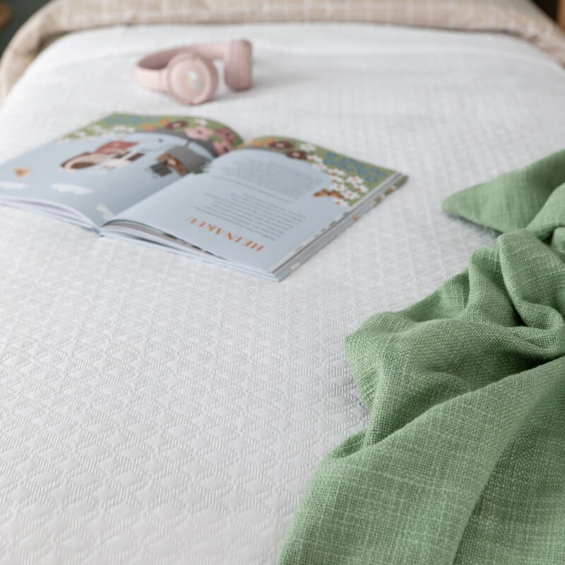 Veke Lumikko Päiväpeitto 150x260 Cm Valkoinen - Image 4