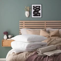 Veke Luomu Peitto- Ja Tyynysetti 150x200 Cm/50x60 Cm Valkoinen