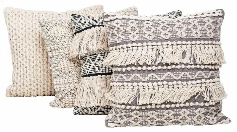 Mattokymppi Riimu Koristetyyny 50x50 Cm Pampula, Luonnonvalkoinen - Image 2