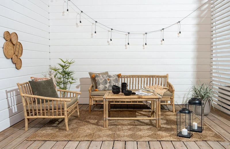 Bloomingville Fini Torkkupeitto 160x130 Cm Keltainen - Image 6