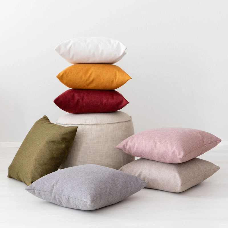 Veke Nuppu Koristetyyny 45x45 Cm Ruskea - Image 3