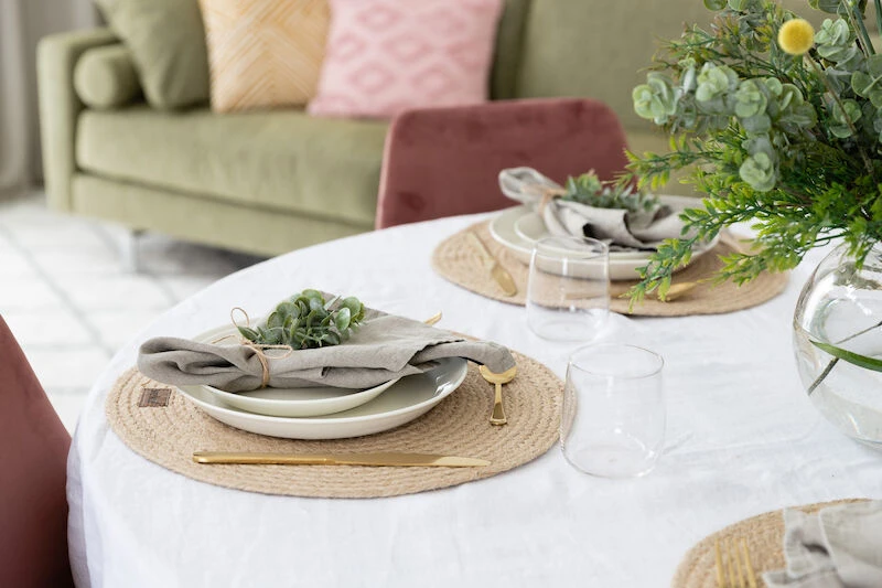 Veke Oksa Juuttitabletti Ø40 Cm - Image 2