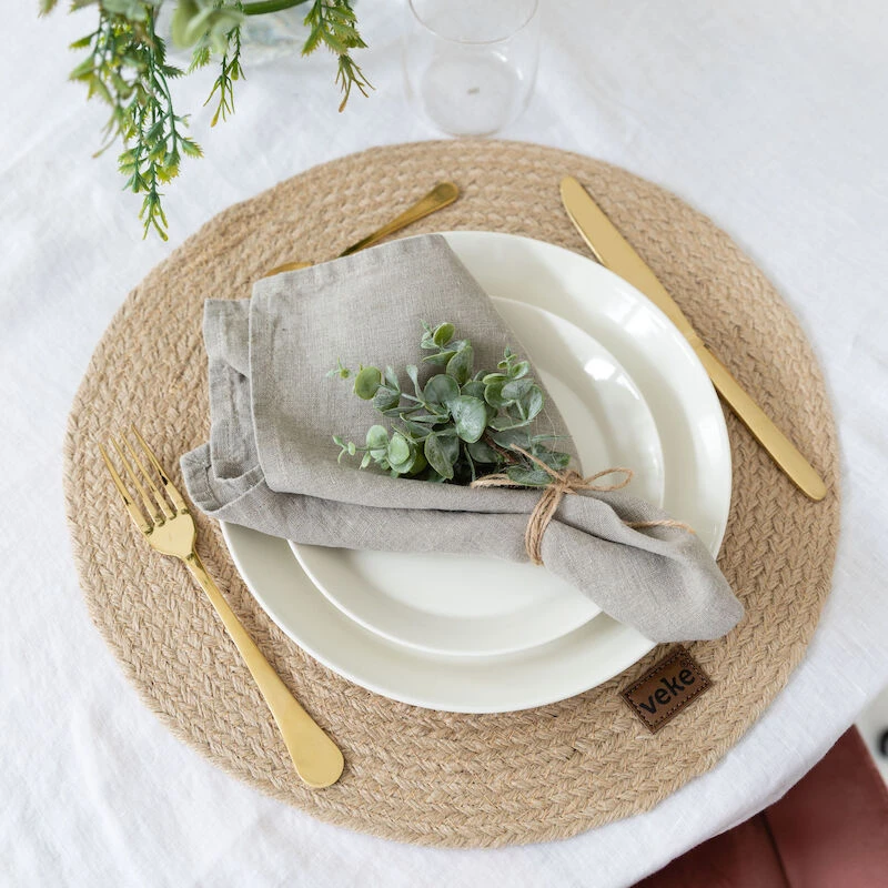 Veke Oksa Juuttitabletti Ø40 Cm - Image 5