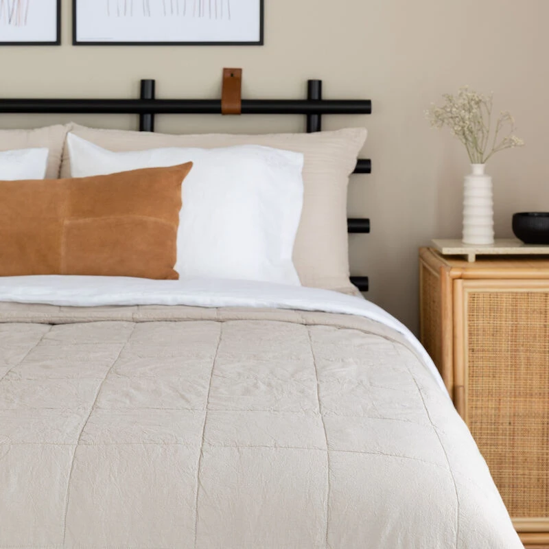 Veke Paljakka Päiväpeitto 180x260 Cm Maitokahvi - Image 5