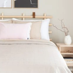 Veke Silmu Päiväpeitto 150x260 Cm Beige