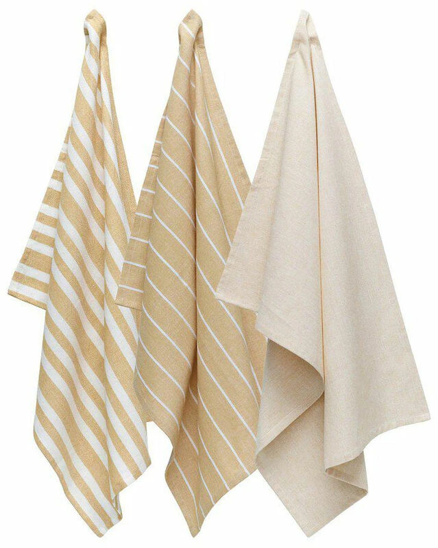 Svanefors Alba Keittiöpyyhe 3 Kpl 50x70 Cm Okra - Image 2