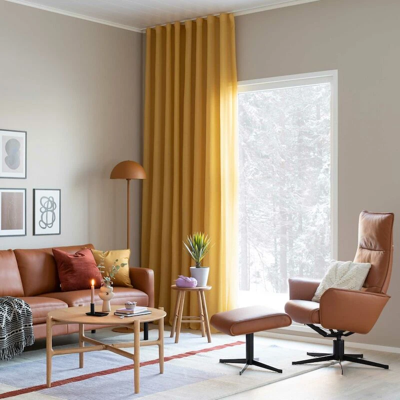 Svanefors Rimy Verhot 2x140x300 Cm Harmaa - Image 6