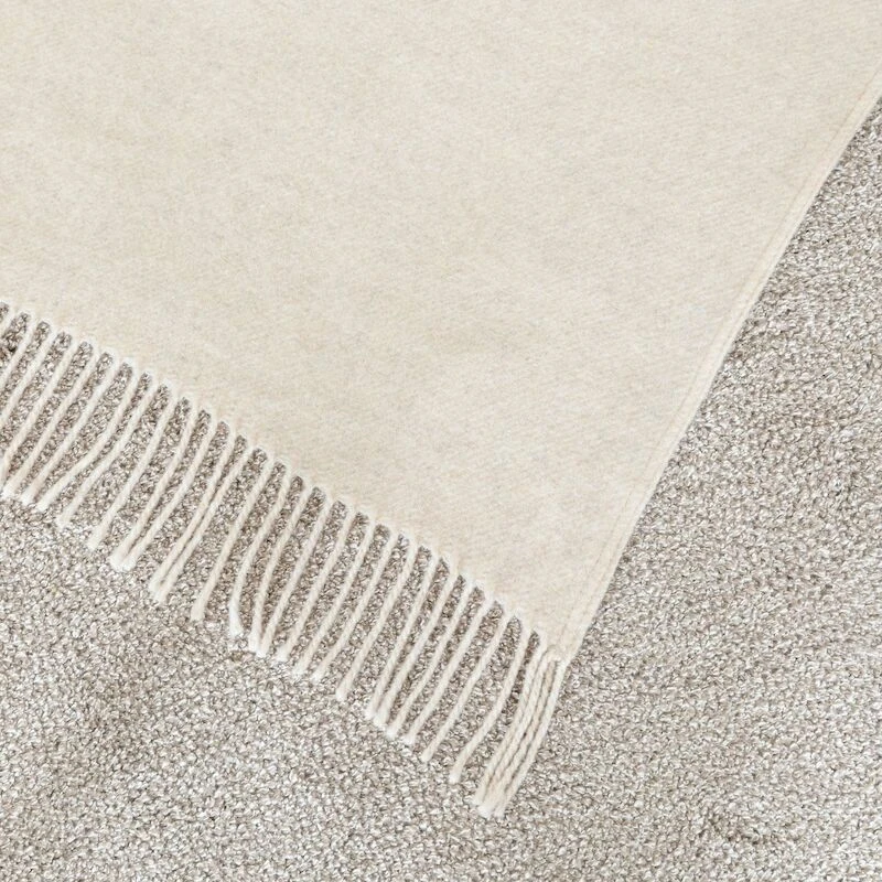 Veke Tilhi Torkkupeitto 130x170 Cm Hiekka/luonnonvalkoinen