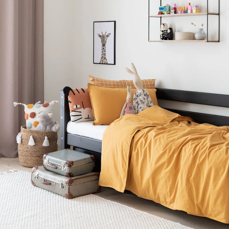 Veke Tuuli Lasten Pussilakanasetti 120x160 Cm + 40x60 Cm Vaaleanvihreä - Image 3