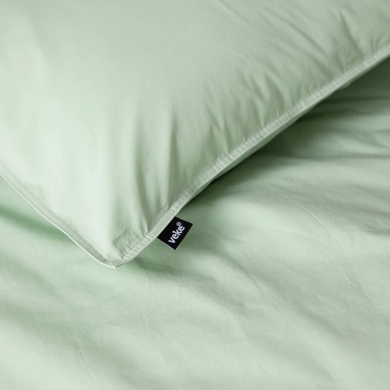 Veke Tuuli Lasten Pussilakanasetti 120x160 Cm + 40x60 Cm Vaaleanvihreä - Image 4