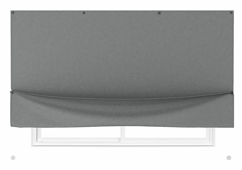 Umbra Nightfall Pimennysverhopaneeli 129,5x183 Cm Hiilenharmaa