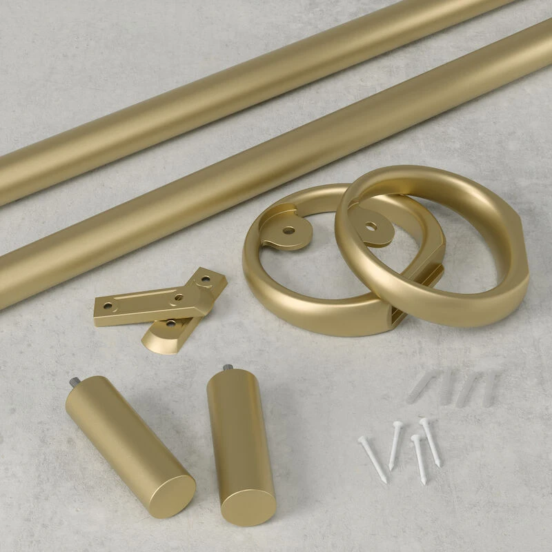 Umbra Ringlet Verhotanko Säädettävä 107-305 Cm Kulta - Image 4