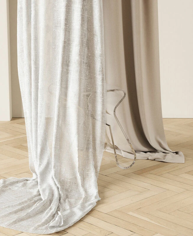 Umbra Sheera Sivuverho 2x132x241 Cm Valkoinen - Image 4