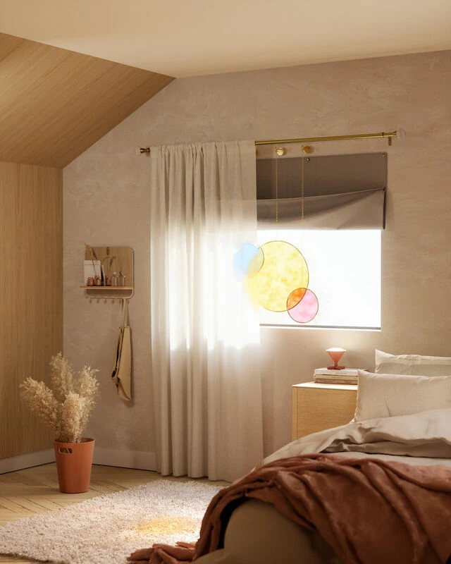 Umbra Sheera Sivuverho 2x132x241 Cm Valkoinen - Image 6