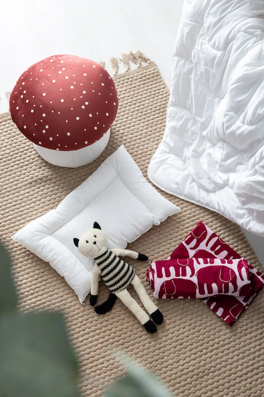 Veke Luomu Lasten Peitto- Ja Tyynysetti 115x150 Cm/35x55 Cm Valkoinen