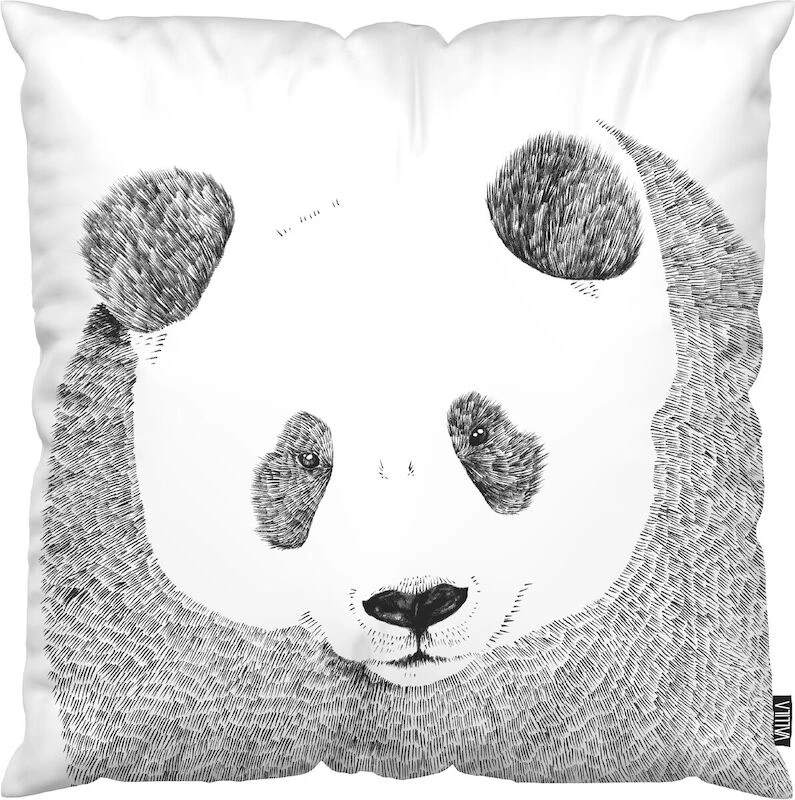 Vallila Amos Tyynynpäällinen 43x43 Cm Musta/valkoinen