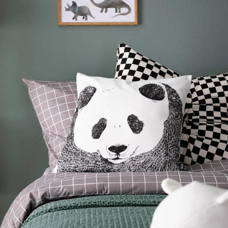 Vallila Amos Tyynynpäällinen 43x43 Cm Musta/valkoinen - Image 4