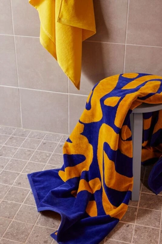 Vallila Dixie Kylpypyyhe 90x170 Cm Sininen/oranssi - Image 5