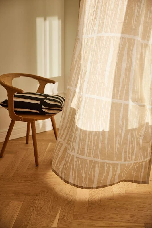 Vallila Heinikko Verho 1x140x250 Cm Beige - Image 3