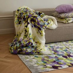 Vallila Uniniitty Pussilakanasetti 150x210 Cm + 50x60 Cm Violetti/vihreä