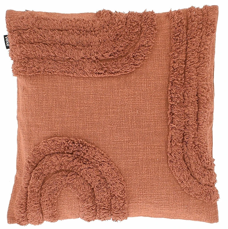 Veke Kaari Tyynynpäällinen 45x45 Cm Karamellin Ruskea - Image 2